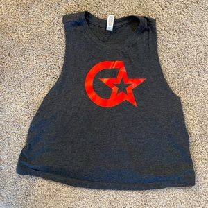 Cyclebar cycle star cropped tank! Size M